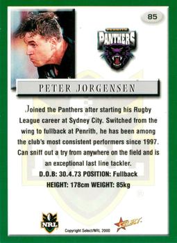 2000 Select #85 Peter Jorgensen Back